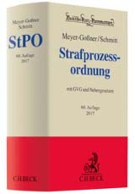 Meyer-Goßner / Schmitt | Strafprozessordnung StPO - Vorauflage, kann leichte Gebrauchsspuren aufweisen. Sonderangebot ohne Rückgaberecht. Nur so lange der Vorrat reicht. | Buch | 200-510460061-1 | sack.de