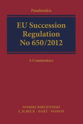 Pamboukis | EU Succession Regulation No 650/2012 - Mängelexemplar, kann leichte Gebrauchsspuren aufweisen. Sonderangebot ohne Rückgaberecht. Nur so lange der Vorrat reicht. | Buch | 200-510480260-2 | sack.de