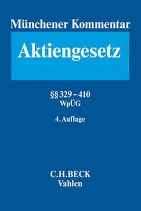Münchener Kommentar zum Aktiengesetz: AktG Band 6 - Mängelexemplar, kann leichte Gebrauchsspuren aufweisen. Sonderangebot ohne Rückgaberecht. Nur so lange der Vorrat reicht.