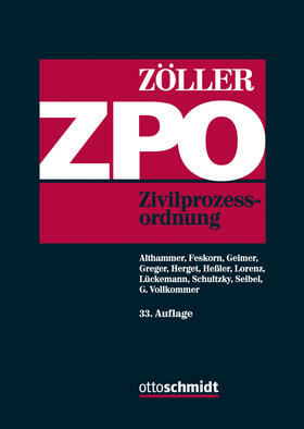 Zöller | Zivilprozessordnung: ZPO - Vorauflage, kann leichte Gebrauchsspuren aufweisen. Sonderangebot ohne Rückgaberecht. Nur so lange der Vorrat reicht. | Buch | 200-510541015-8 | sack.de