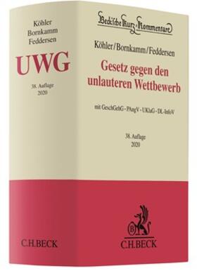 Köhler / Bornkamm / Feddersen | Gesetz gegen den unlauteren Wettbewerb UWG - Vorauflage, kann leichte Gebrauchsspuren aufweisen. Sonderangebot ohne Rückgaberecht. Nur so lange der Vorrat reicht. | Buch | 200-510550672-1 | sack.de