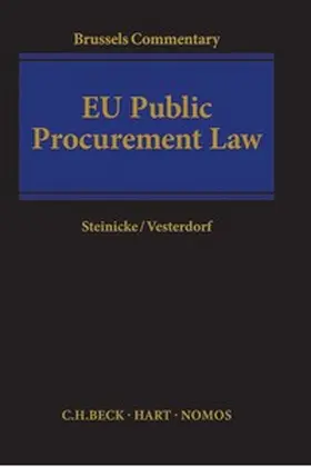 Vesterdorf / Steinicke |  EU Public Procurement Law - Mängelexemplar, kann leichte Gebrauchsspuren aufweisen. Sonderangebot ohne Rückgaberecht. Nur so lange der Vorrat reicht. | Buch |  Sack Fachmedien