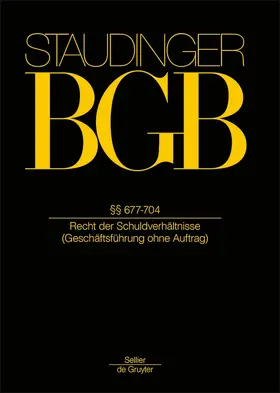 Bergmann / Reuter / Werner | Kommentar zum Bürgerlichen Gesetzbuch Buch 2: Recht der Schuldverhältnisse §§ 677-704 Geschäftsführung ohne Auftrag - Mängelexemplar, kann leichte Gebrauchsspuren aufweisen. Sonderangebot ohne Rückgaberecht. Nur so lange der Vorrat reicht. | Buch | 200-510554261-3 | sack.de