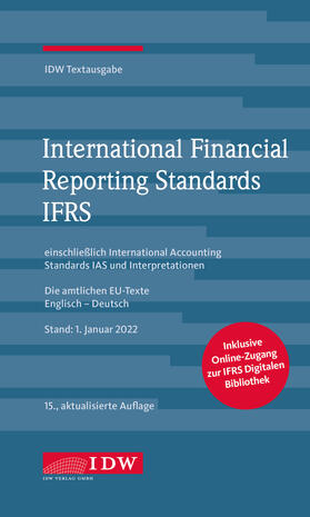 International Financial Reporting Standards IFRS 2022 - Vorauflage, kann leichte Gebrauchsspuren aufweisen. Sonderangebot ohne Rückgaberecht. Nur so lange der Vorrat reicht. | Medienkombination | sack.de