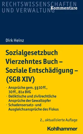 Heinz | Sozialgesetzbuch Vierzehntes Buch - Soziale Entschädigung - (SGB XIV) - Mängelexemplar, kann leichte Gebrauchsspuren aufweisen. Sonderangebot ohne Rückgaberecht. Nur so lange der Vorrat reicht. | Buch | 200-510592834-9 | sack.de