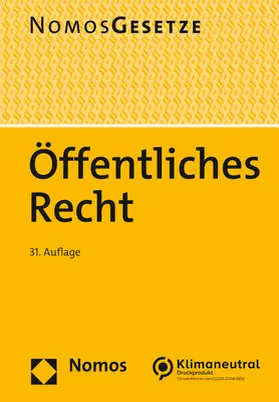 Öffentliches Recht - Vorauflage, kann leichte Gebrauchsspuren aufweisen. Sonderangebot ohne Rückgaberecht. Nur so lange der Vorrat reicht. | Buch | 200-510593150-9 | sack.de