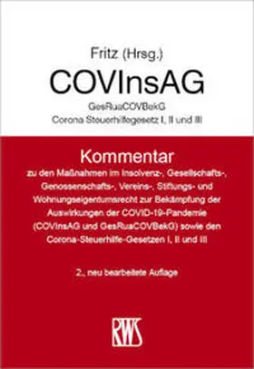 Fritz | COVInsAG - Vorauflage, kann leichte Gebrauchsspuren aufweisen. Sonderangebot ohne Rückgaberecht. Nur so lange der Vorrat reicht. | Buch | 200-510593272-8 | sack.de