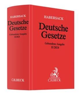 Habersack |  Deutsche Gesetze Gebundene Ausgabe II/2024 - Vorauflage, kann leichte Gebrauchsspuren aufweisen. Sonderangebot ohne Rückgaberecht. Nur so lange der Vorrat reicht. | Buch |  Sack Fachmedien
