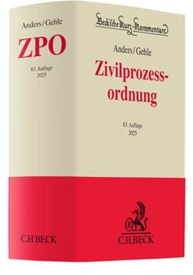 Anders / Gehle |  Zivilprozessordnung  ZPO - Vorauflage, kann leichte Gebrauchsspuren aufweisen. Sonderangebot ohne Rückgaberecht. Nur so lange der Vorrat reicht. | Buch |  Sack Fachmedien