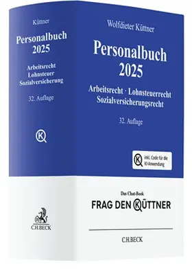 Küttner |  Personalbuch 2025 Chat-Book + Online-Nutzung - Vorauflage, kann leichte Gebrauchsspuren aufweisen. Sonderangebot ohne Rückgaberecht. Nur so lange der Vorrat reicht. | Buch |  Sack Fachmedien