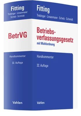 Fitting / Trebinger / Linsenmaier |  Betriebsverfassungsgesetz BetrVG mit Wahlordnung - Vorauflage, kann leichte Gebrauchsspuren aufweisen. Sonderangebot ohne Rückgaberecht. Nur so lange der Vorrat reicht. | Buch |  Sack Fachmedien