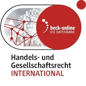  beck-online. Handels- und Gesellschaftsrecht INTERNATIONAL | Datenbank |  Sack Fachmedien