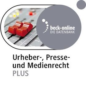 beck-online. Urheber-, Presse- und Medienrecht PLUS | C.H.Beck | Datenbank | sack.de