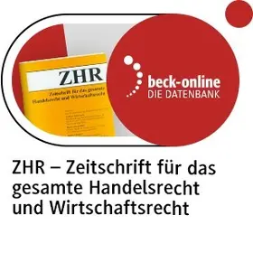 beck-online. ZHR | Verlag C. H. Beck GmbH & Co. KG | Datenbank | sack.de