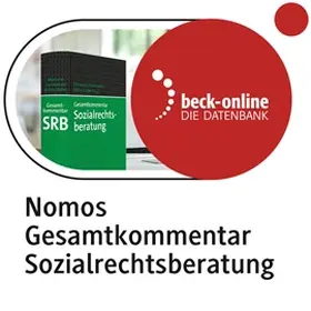  Nomos Gesamtkommentar Sozialrechtsberatung | Datenbank |  Sack Fachmedien