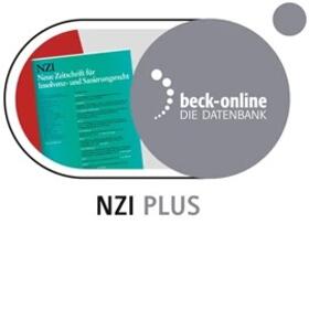 beck-online. NZI PLUS | C.H.Beck | Datenbank | sack.de