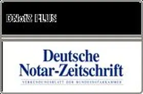 beck-online. DNotZ PLUS | Verlag C. H. Beck GmbH & Co. KG | Datenbank | sack.de