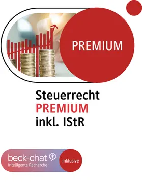  beck-online. Steuerrecht PREMIUM mit IStR | Datenbank |  Sack Fachmedien