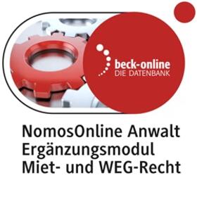 NomosOnline Anwalt: Ergänzungsmodul Miet- und WEG-Recht | C.H.Beck | Datenbank | sack.de