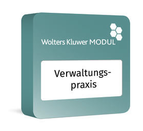  Wolters Kluwer Modul Verwaltungspraxis | Datenbank |  Sack Fachmedien
