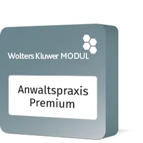 Wolters Kluwer Modul Anwaltspraxis Premium - Einzelplatz | Wolters Kluwer Online | Datenbank | www.sack.de