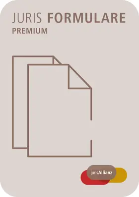 juris Formulare premium | Juris | Datenbank | sack.de