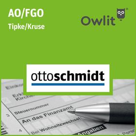 Tipke/Kruse: AO/FGO | Fachmedien Otto Schmidt KG | Datenbank | sack.de