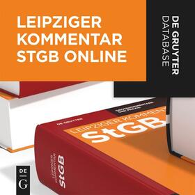 Leipziger Kommentar StGB Online | De Gruyter | Datenbank | sack.de