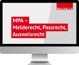Melderecht, Passrecht, Ausweisrecht | Walhalla | Datenbank | sack.de