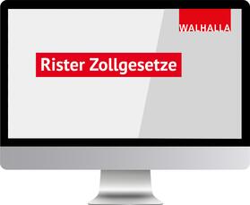 Rister Zollgesetze | Walhalla | Datenbank | sack.de