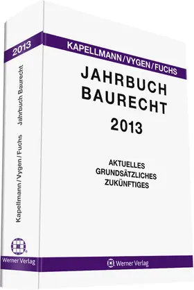 Jahrbuch Baurecht 2013 | Datenbank |  Sack Fachmedien