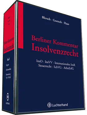 Blersch u.a. |  Berliner Kommentar Insolvenzrecht | Datenbank |  Sack Fachmedien