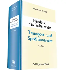 Handbuch des Fachanwalts Transport- und Speditionsrecht | Carl Heymanns Verlag | Datenbank | sack.de