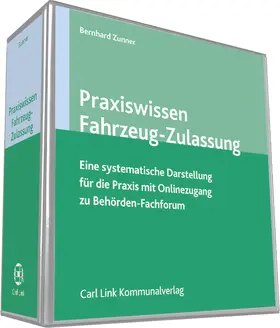 Zunner |  Praxiswissen Fahrzeug-Zulassung | Datenbank |  Sack Fachmedien