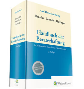Henssler u.a. |  Handbuch der Beraterhaftung | Datenbank |  Sack Fachmedien