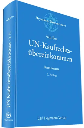 UN-Kaufrechtsübereinkommen (CISG) | Carl Heymanns Verlag | Datenbank | sack.de
