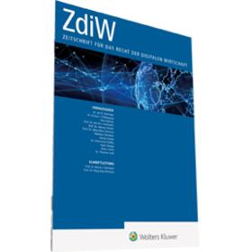 ZdiW - Zeitschrift für das Recht der digitalen Wirtschaft | Datenbank |  Sack Fachmedien