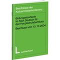 KMK |  Bildungsstandards im Fach Deutsch für den Hauptschulabschluss (Jahrgangsstufe 9) | Datenbank |  Sack Fachmedien