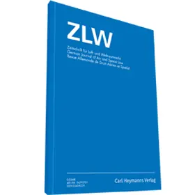 ZLW - Zeitschrift für Luft- und Weltraumrecht | Carl Heymanns Verlag | Datenbank | www.sack.de
