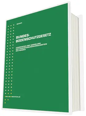 Becker u.a. |  Bundes-Bodenschutzgesetz | Datenbank |  Sack Fachmedien