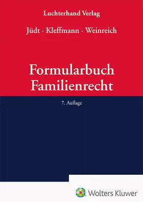 Formularbuch Familienrecht | Luchterhand Verlag | Datenbank | sack.de