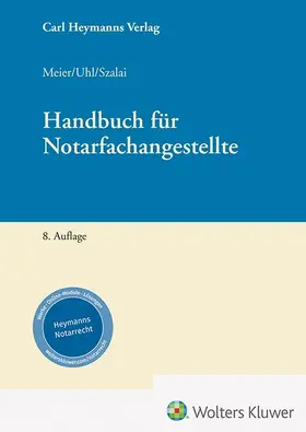 Meier u.a. |  Handbuch für Notarfachangestellte | Datenbank |  Sack Fachmedien