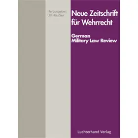  Neue Zeitschrift für Wehrrecht | Datenbank |  Sack Fachmedien