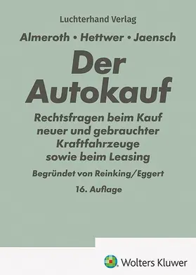  Reinking / Eggert, Der Autokauf | Datenbank |  Sack Fachmedien