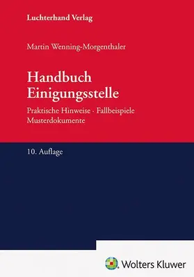  Handbuch Einigungsstelle | Datenbank |  Sack Fachmedien