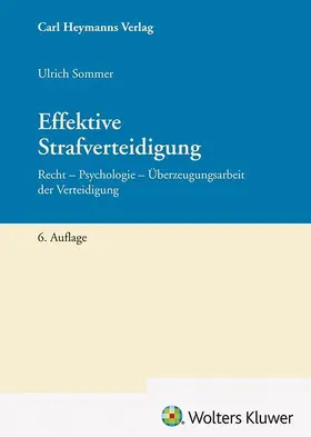  Effektive Strafverteidigung | Datenbank |  Sack Fachmedien
