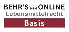 Lebensmittelrecht Basis | Behr's Verlag | Datenbank | sack.de