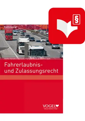  Fahrerlaubnis- und Zulassungsrecht Digital | Datenbank |  Sack Fachmedien