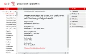  Internationales Ehe- und Kindschaftsrecht online | Datenbank |  Sack Fachmedien