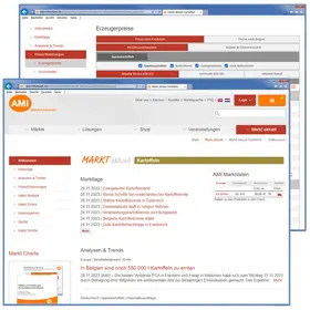  Markt aktuell Kartoffeln | Datenbank |  Sack Fachmedien